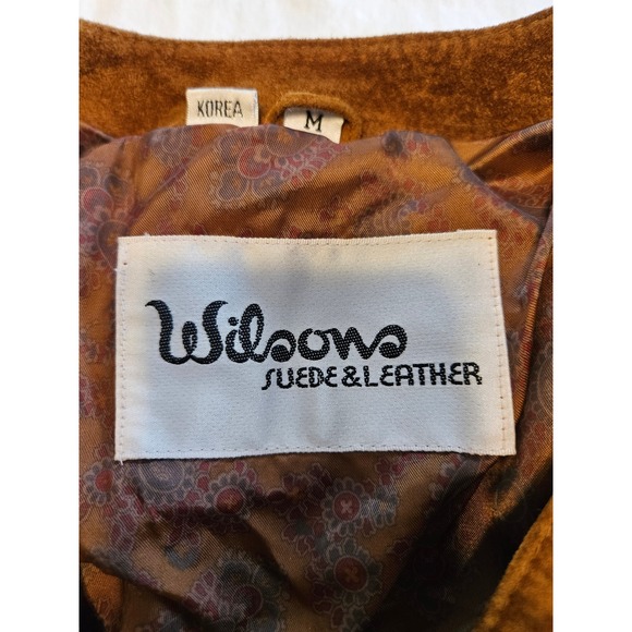 Wilsons Suede Leather Cropped Jacket Fringe & Skirt 2pc Western Jacket M Skirt 8 - Picture 5 of 8